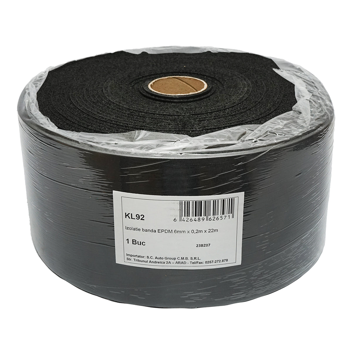 22m roll of EPDM sealing tape 200x6mm for solar panels